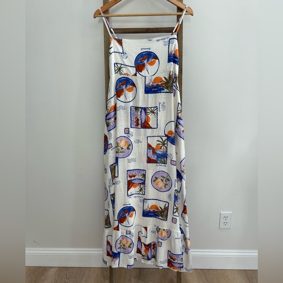 Label Of Love Dresses & Skirts - NWT Label Of Love Linen Blend La Dolce Vita Italian Postcard Dress Size Small